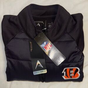 Lightweight Puffer Jacket with Bengals Logo